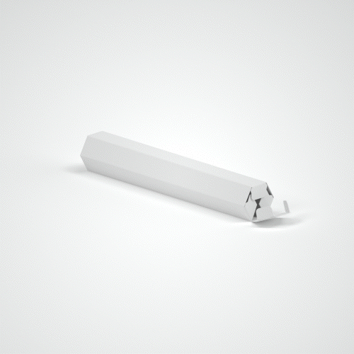 Astuccio base esagonale lungo